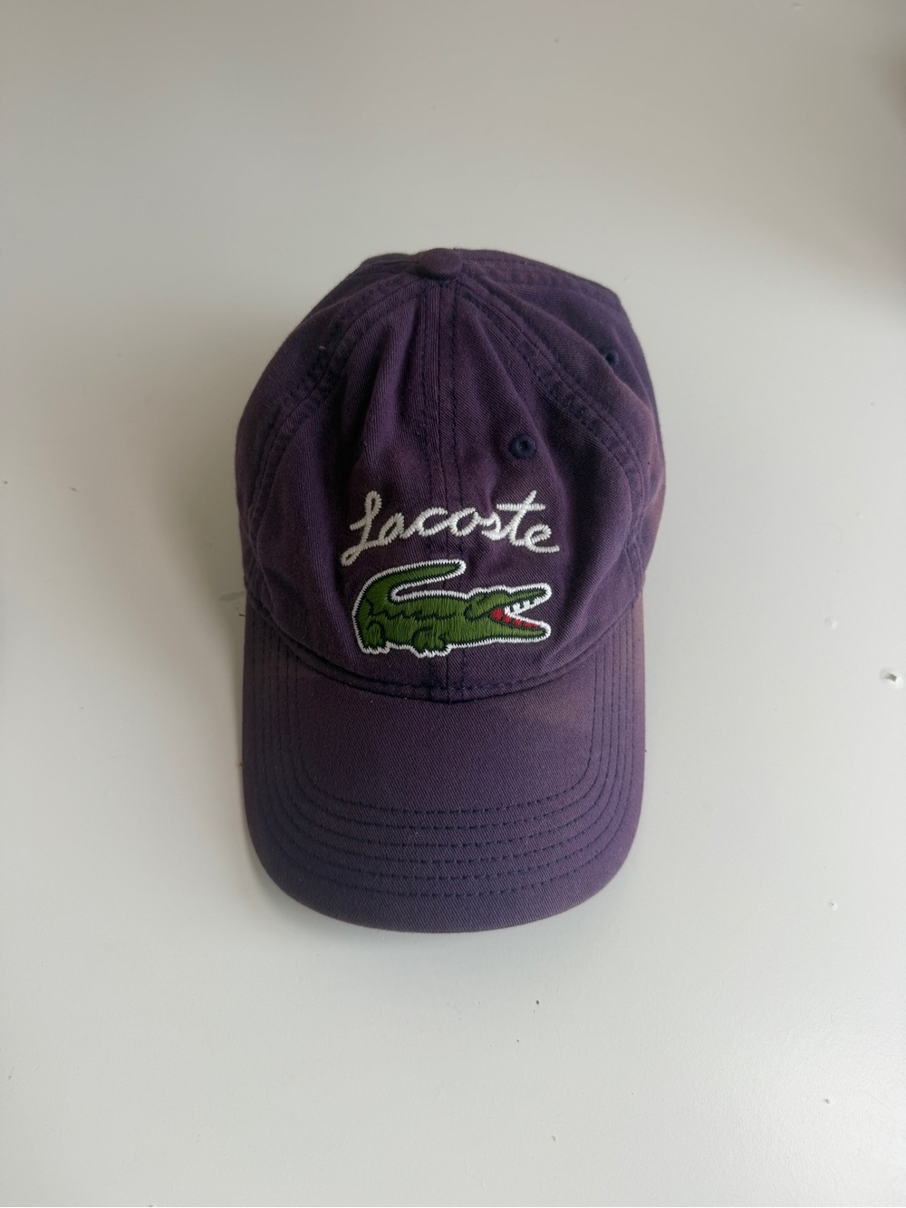 Lacoste “Since 1933” Big Croc Cotton Baseball Cap